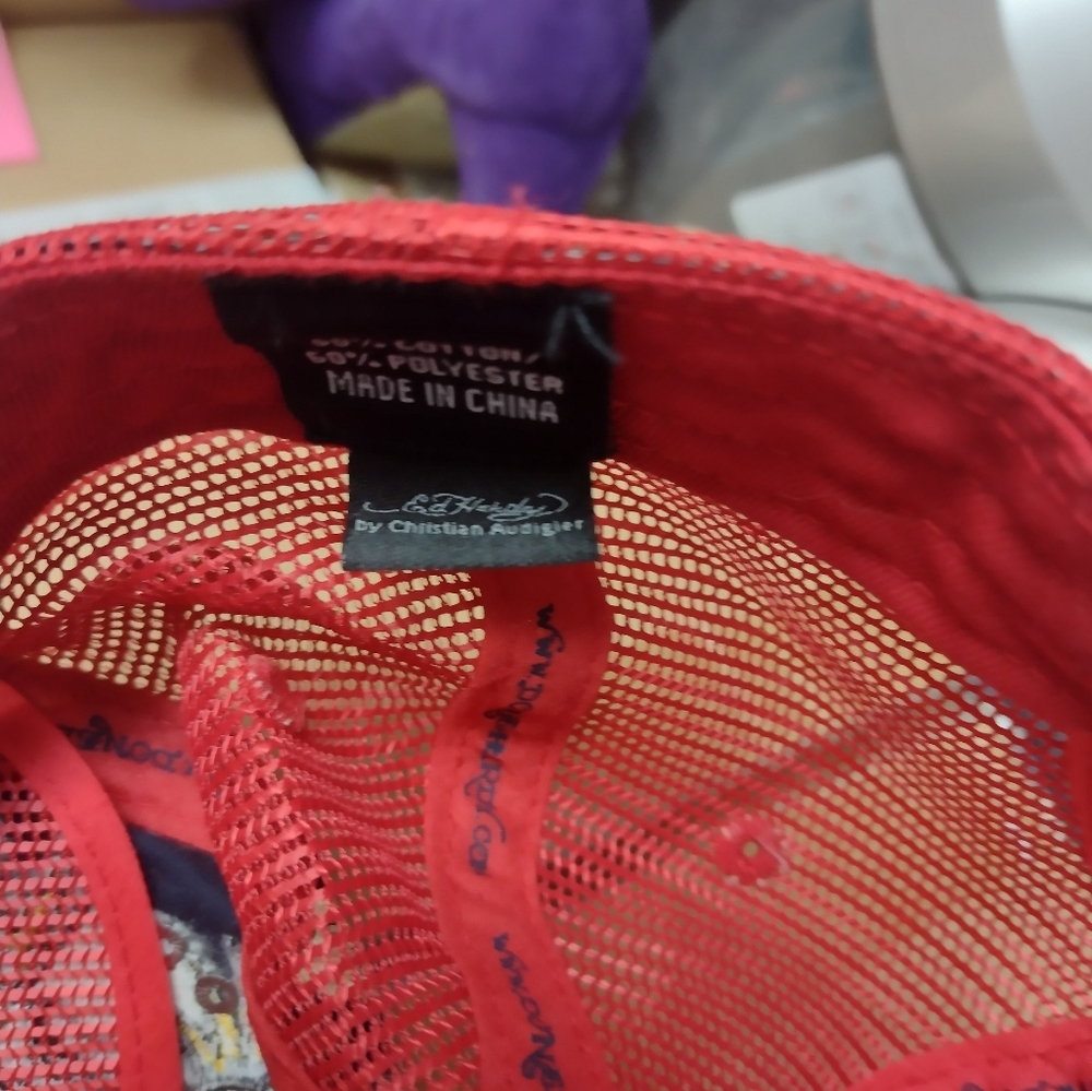 Don ED Hardy bling skull cap adjustable adult size - Picture 3 of 3